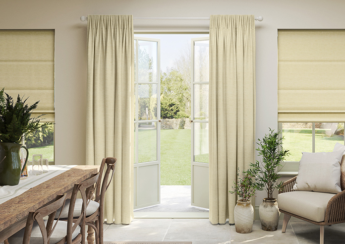 Sinclair, Cream Citrine - Made to Measure Curtains - Image 3